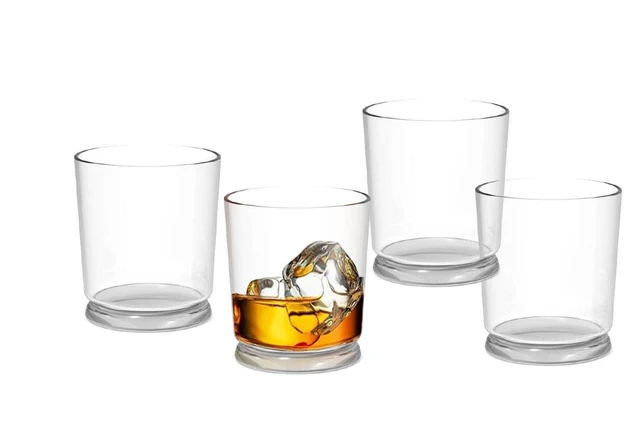 Main image of Better Homes & Gardens Emerson Clear Old Fashioned Glasses, 12oz, 4 Pack