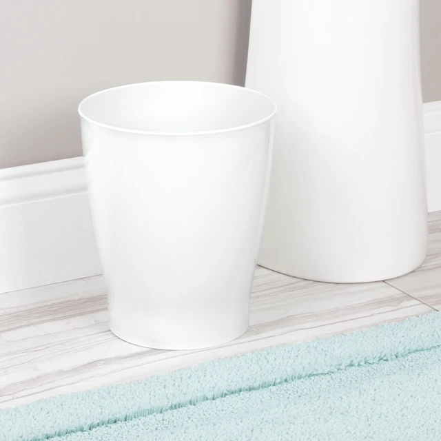 Main image of iDesign Franklin Plastic Wastebasket White