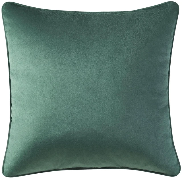 Main image of Holiday Time Green Velvet Decorative Pillow, 18in x 18in