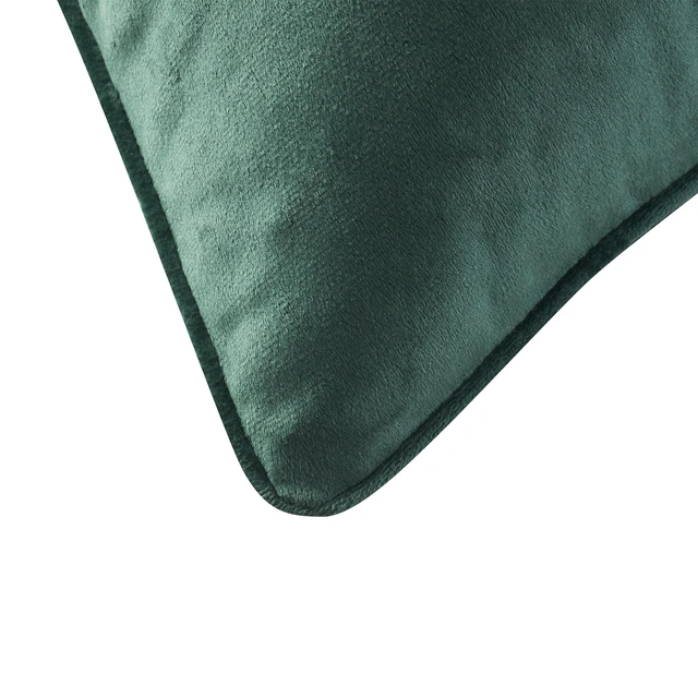 Alt view image 4 of 5 - Holiday Time Green Velvet Decorative Pillow, 18in x 18in