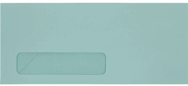 Main image of LUXPaper #10 Window Envelopes, 4 1/8 x 9 1/2, Pastel Blue, 50/Pack