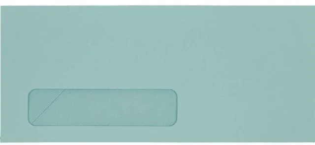 Alt view image 2 of 2 - LUXPaper #10 Window Envelopes, 4 1/8 x 9 1/2, Pastel Blue, 50/Pack