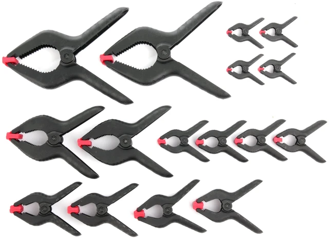 Main image of Hyper Tough 16-Piece Assorted Spring Clamp Set TG60600C