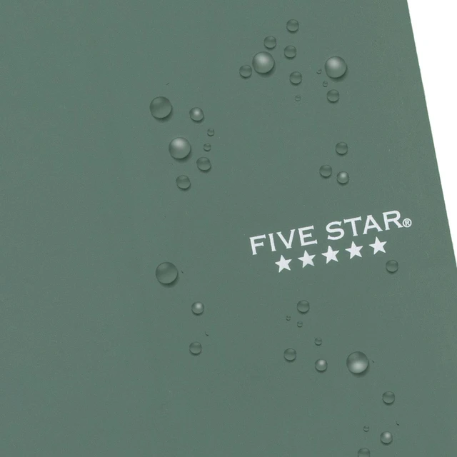 Alt view image 3 of 6 - (4 Pack) Five Star Personal College Ruled Notebook, 4.5" x 7", Seaglass Green, Poly, Spiral, 80 Sheets
