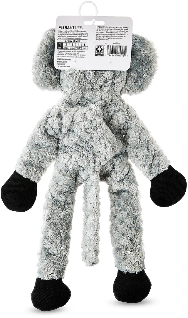 Alt view image 3 of 6 - Vibrant Life Cozy Buddy Rope Elephant Dog Toy, Chew Level 1