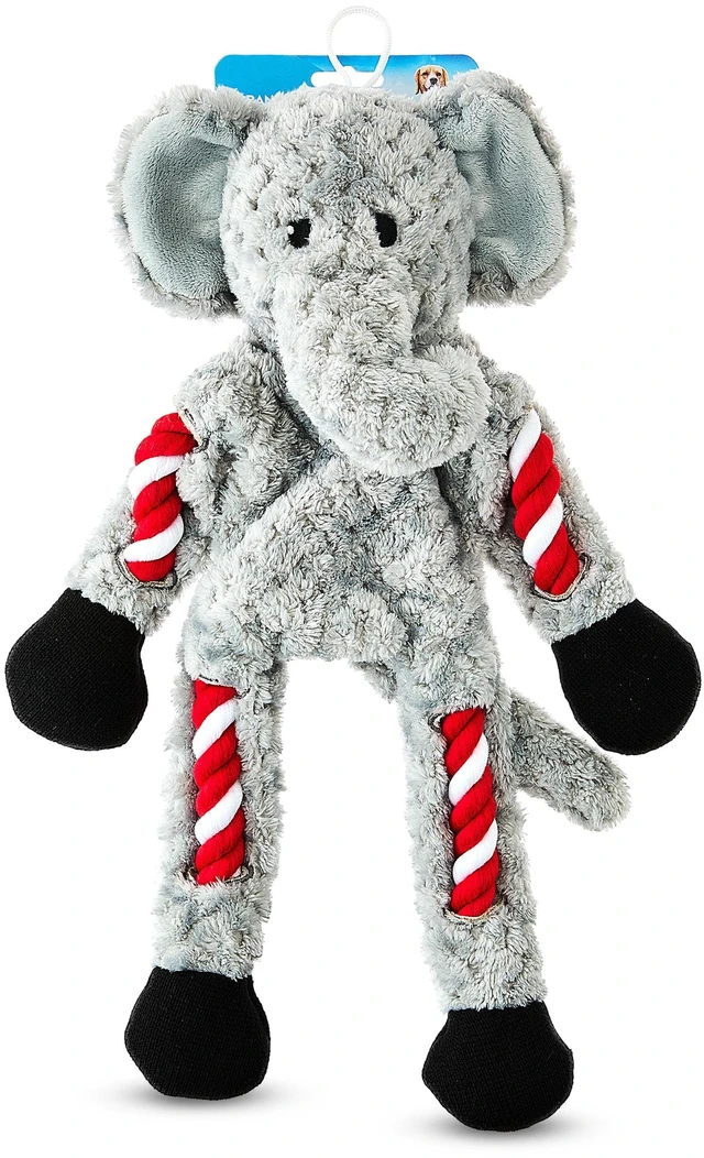 Alt view image 6 of 6 - Vibrant Life Cozy Buddy Rope Elephant Dog Toy, Chew Level 1
