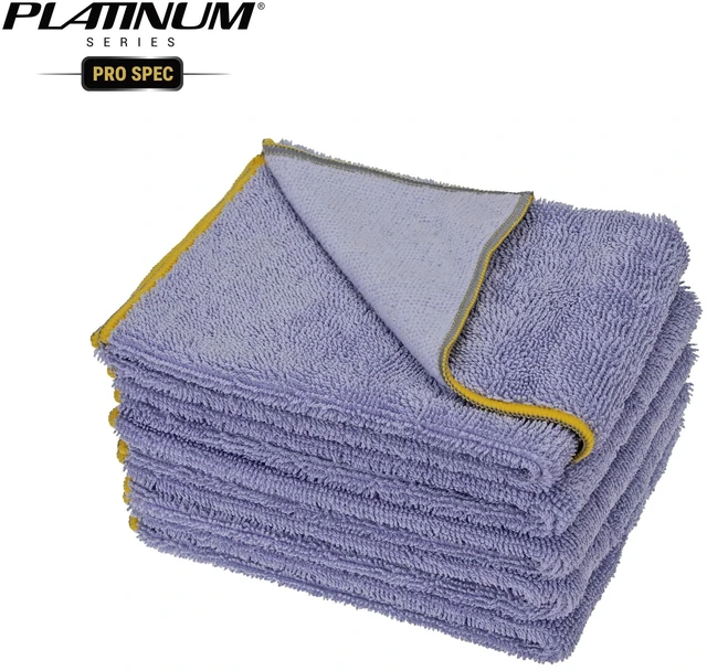 Alt view image 5 of 7 - Pro Spec Platinum Series Twisted Terry Multi-Use Detail Towel 16x16 5 Pack