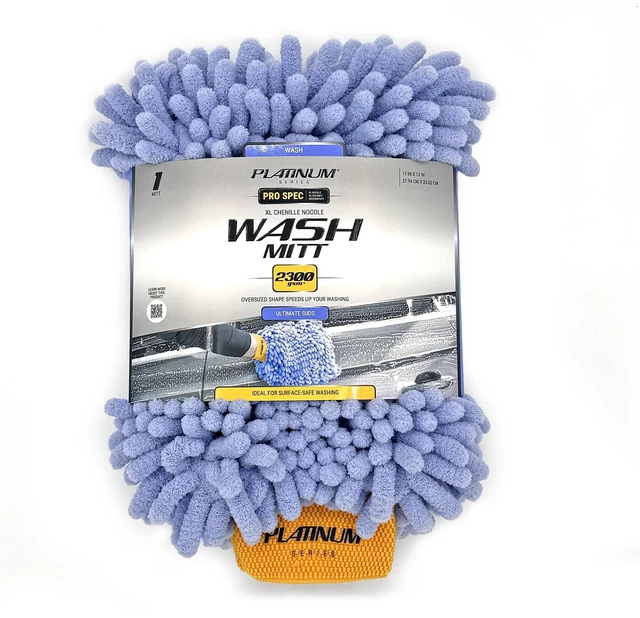 Main image of Platinum Series Pro Spec Chenille Microfiber Car Wash Mitt, Scratch-Free, Extra-Large
