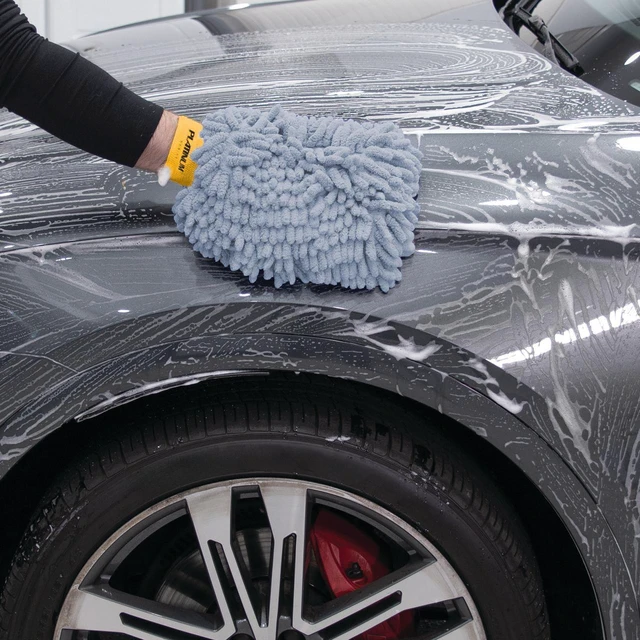 Alt view image 5 of 5 - Platinum Series Pro Spec Chenille Microfiber Car Wash Mitt, Scratch-Free, Extra-Large