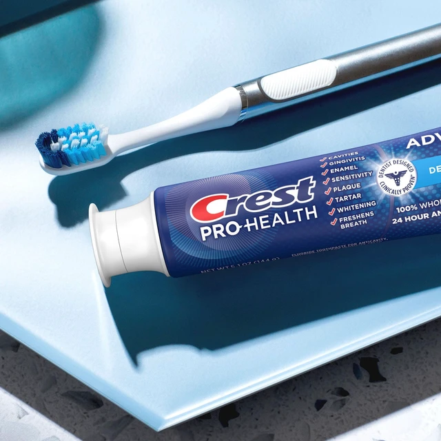 Alt view image 5 of 5 - Crest Pro-Health Advanced Deep Clean Mint Toothpaste, 5.1 oz, 2 Pack