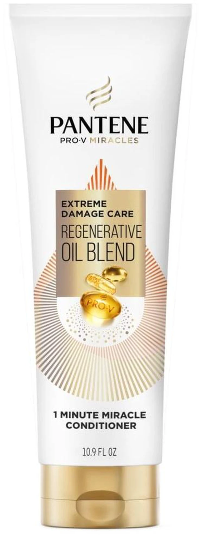 Main image of Pantene Pro-V Miracles Extreme Damage Care Conditioner, Regenerative Oil Blend, 10.9fl oz