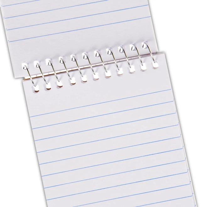 Alt view image 2 of 6 - Pen+Gear Wirebound Memo Book, 22 Pack, 3in x 5in, Narrow Ruled, 80 Sheets, Blue Cover