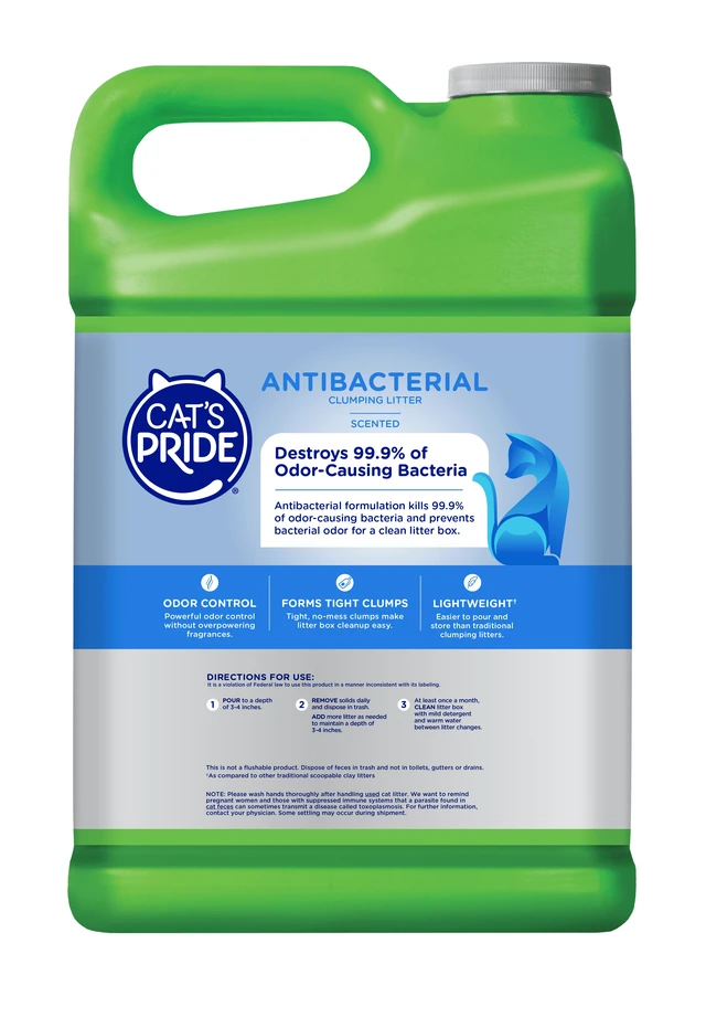 Alt view image 3 of 4 - Cat's Pride Antibacterial Scented Clumping Litter 12lb Jug