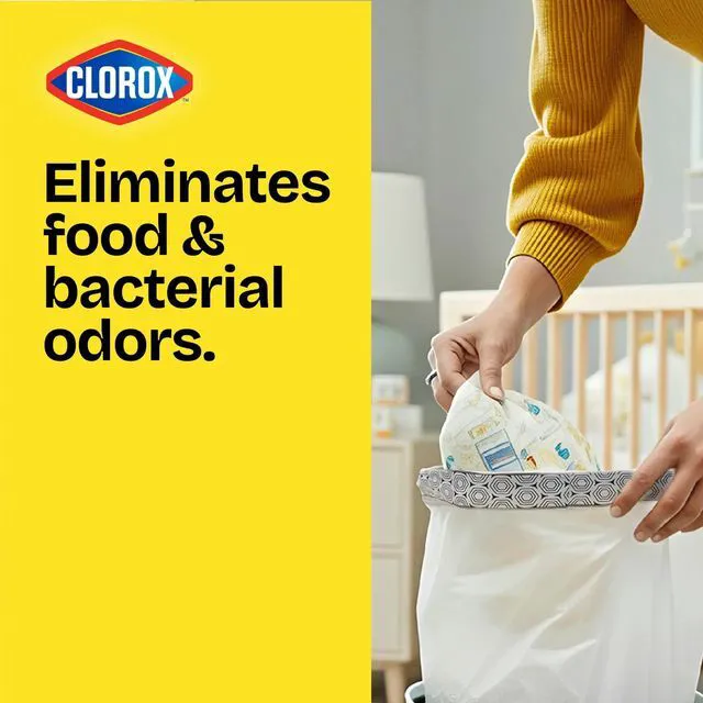 Alt view image 5 of 5 - Glad 4-Gallon Drawstring Medium Trash Bags, Lemon Fresh Bleach Scent, 80 Count (2 Pack)
