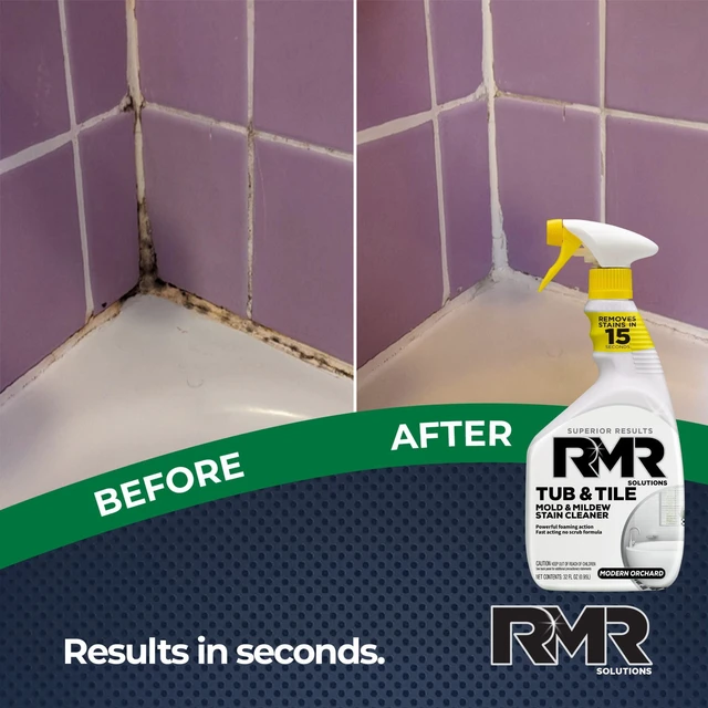 Alt view image 4 of 6 - RMR Mold and Mildew Stain Remover for Tub & Tile, 32-fl oz, Pack of 1
