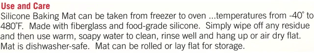 Alt view image 3 of 5 - Range Kleen 16.5 x 11.625 Inch Nonstick Half Sheet Silicone Baking Mat