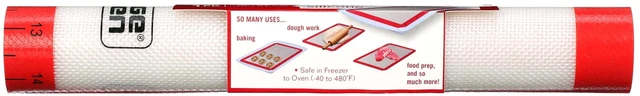 Alt view image 5 of 5 - Range Kleen 16.5 x 11.625 Inch Nonstick Half Sheet Silicone Baking Mat