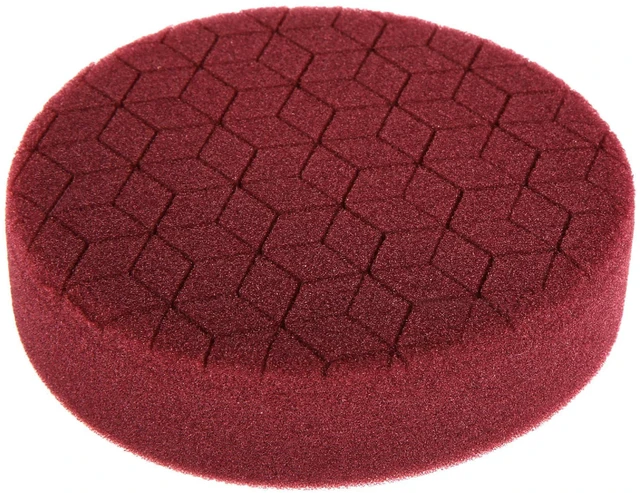 Alt view image 2 of 3 - WEN 5-Inch Coarse-Grit Diamond-Cut Foam Polishing Pads for Heavy Cutting, 3-Pack