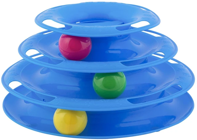 Main image of Vibrant Life Triple Chase Tower Cat Toy