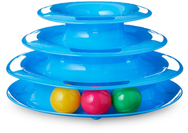 Alt view image 6 of 6 - Vibrant Life Triple Chase Tower Cat Toy