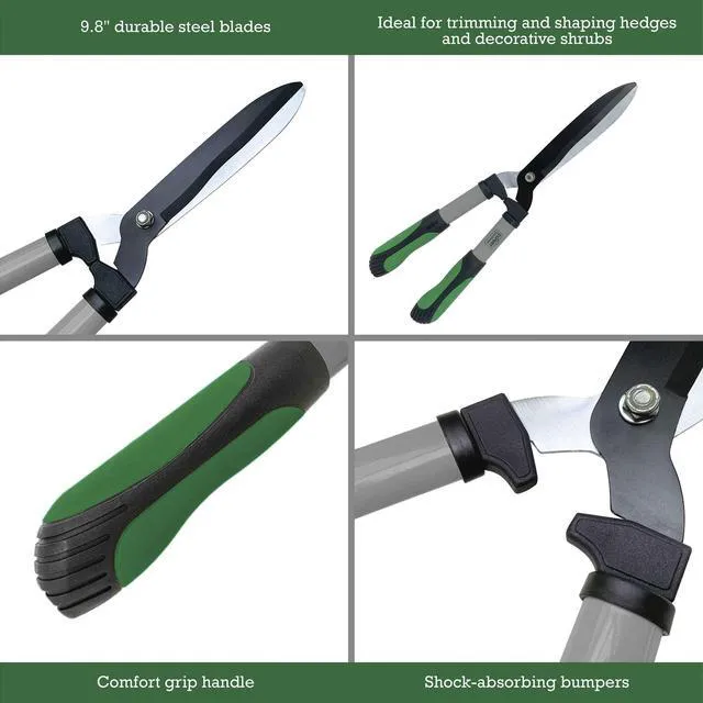 Alt view image 3 of 5 - Expert Gardener Hedge Shear 20 Inch, Green/Black