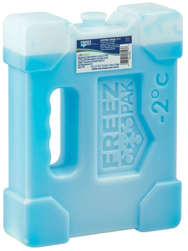 Alt view image 2 of 5 - Freez Pak Medium Extra Cold Reusable Ice Pack With Hard Shell, 2.85 Lbs, 8.5 Inches