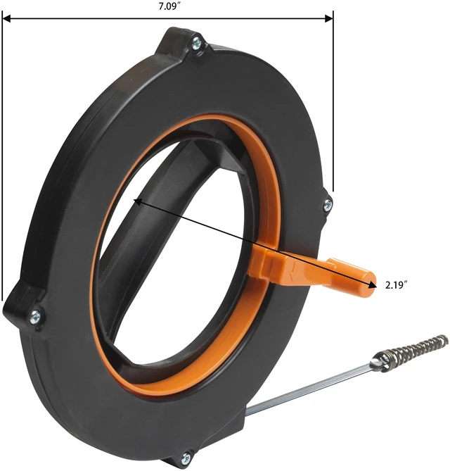 Alt view image 3 of 5 - Plumb Craft 1/4in.20ft. Sink Drain Cleaner with Storage Case
