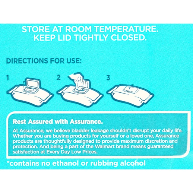Alt view image 2 of 6 - Assurance Premium Extra Large Disposable Pre-Moistened Washcloths for Adults, 192 Count