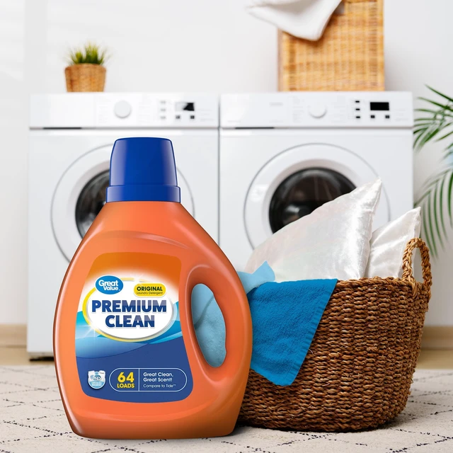 Alt view image 3 of 6 - Great Value Premium Clean Original Laundry Detergent, 84 fl oz, 64 Loads