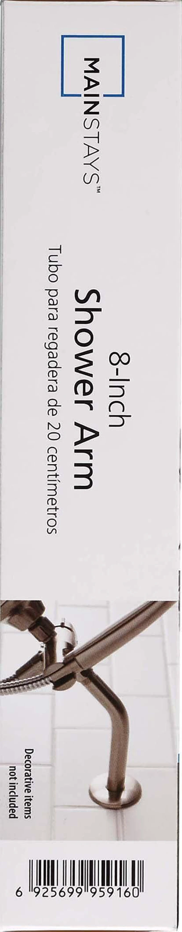 Alt view image 2 of 6 - Mainstays Satin Nickel Shower Arm