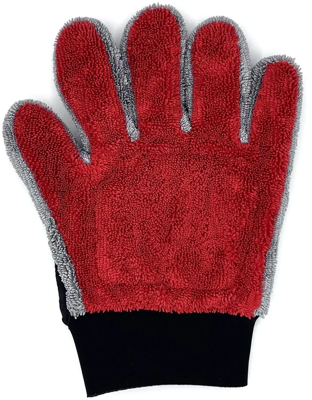 Alt view image 4 of 6 - Platinum Series 2-in-1 Microfiber Wheel Cleaning Glove Mitt