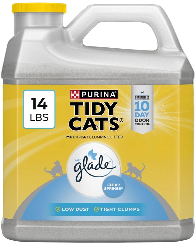 Main image of Purina Tidy Cats with Glade Clear Springs Scented Clumping Multi-Cat Litter, Odor Control