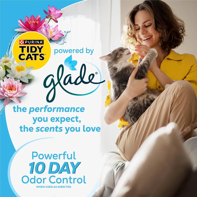 Alt view image 3 of 5 - Purina Tidy Cats with Glade Clear Springs Scented Clumping Multi-Cat Litter, Odor Control