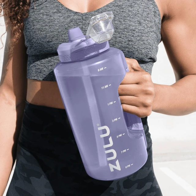 Alt view image 6 of 6 - ZULU Goals 64 oz Half Gallon Plastic Water Jug