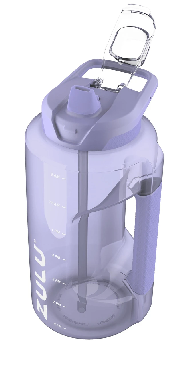 Alt view image 2 of 6 - ZULU Goals 64 oz Half Gallon Plastic Water Jug