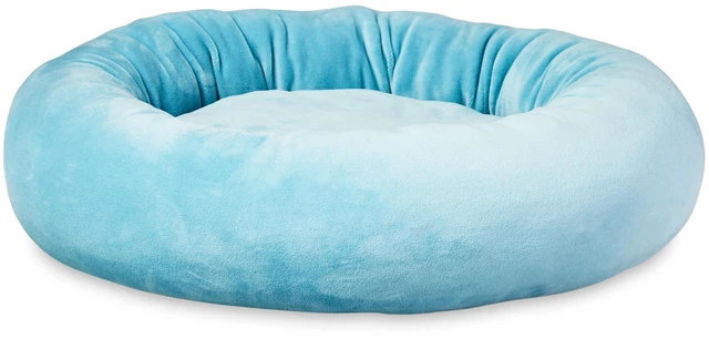 Main image of Vibrant Life Small Squishy Cuddler Pet Bed Blue 17in