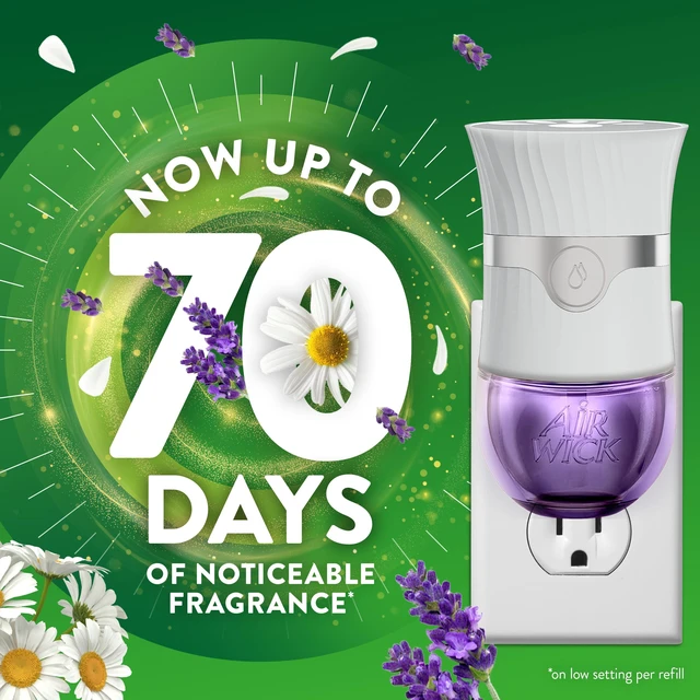 Alt view image 4 of 6 - Air Wick Plug-In Scented Oil Warmer Refills, Lavender & Chamomile, 4 Count