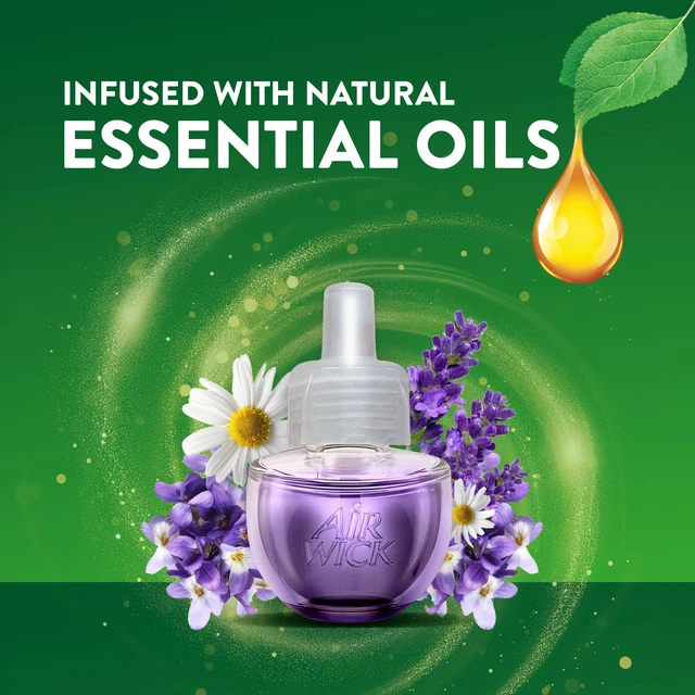Alt view image 2 of 6 - Air Wick Plug-In Scented Oil Warmer Refills, Lavender & Chamomile, 4 Count