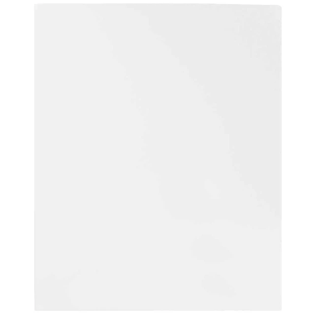 Alt view image 4 of 4 - JAM Paper 2 Pocket Heavy Duty Plastic School Folders, White, 3-Pack