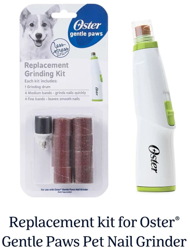 Main image of Oster Gentle Paws Nail Grinder Replacement Bands Accessory Kit for Dogs and Cats