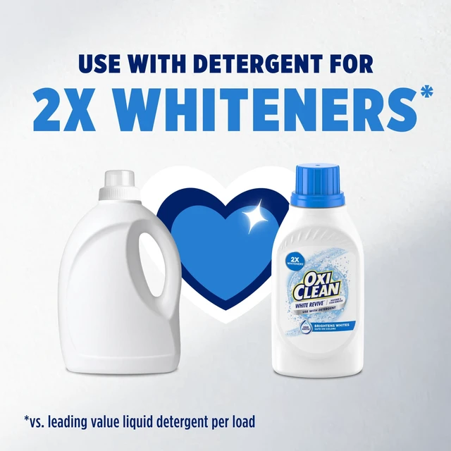 Alt view image 4 of 5 - OxiClean White Revive Laundry Whitener & Stain Remover Liquid, 66 fl oz