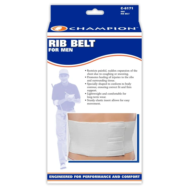 Alt view image 3 of 4 - Champion Men's Rib Belt, White, Large