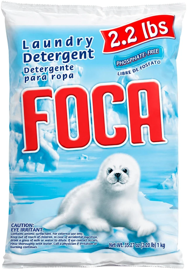 Alt view image 7 of 7 - 4 Pack Foca Powder Laundry Detergent, Enzyme Formula, for Tough Stains, 2.20lbs