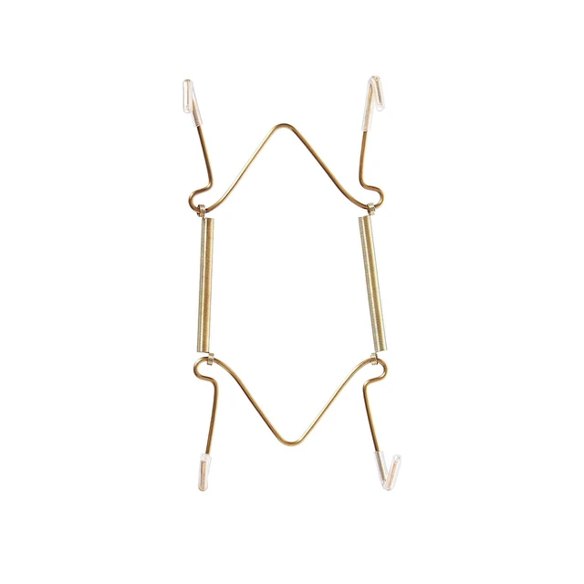 Alt view image 4 of 6 - Better Houseware Plate and Tray Hangers, 10-16In., Brass, 1900/6