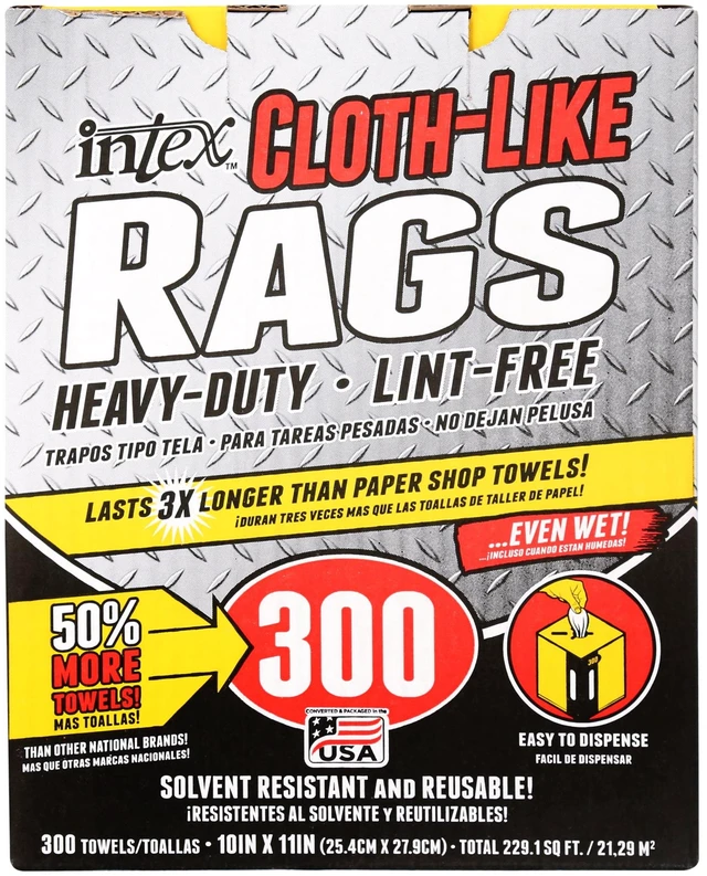 Main image of Intex NW-00454-75 Cloth-Like Wiping Rags, Fiber Blend
