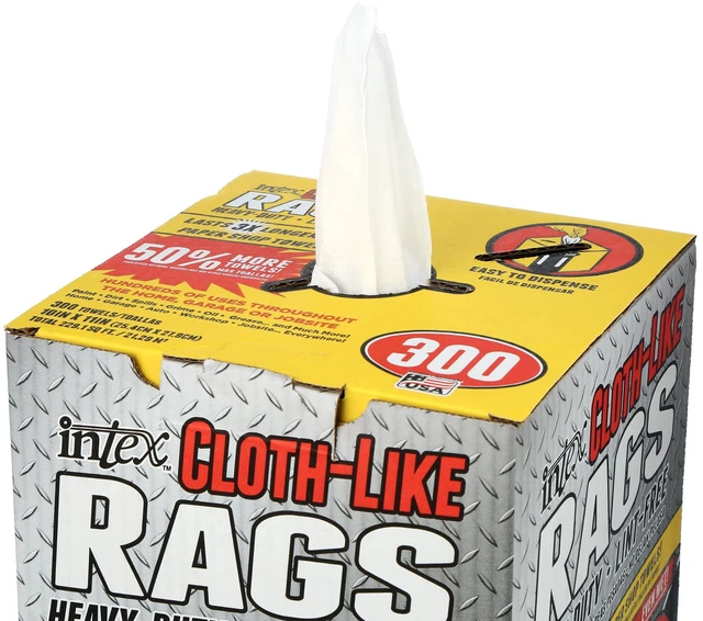 Alt view image 7 of 7 - Intex NW-00454-75 Cloth-Like Wiping Rags, Fiber Blend