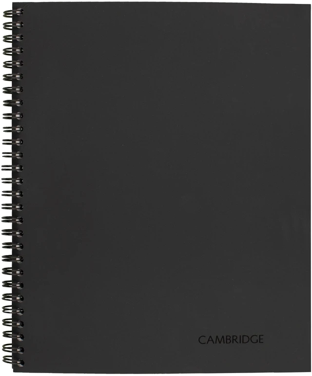 Main image of Cambridge Wirebound Legal Ruled Business Notebook, 80 Sheets, 8.25" x 11", Gray