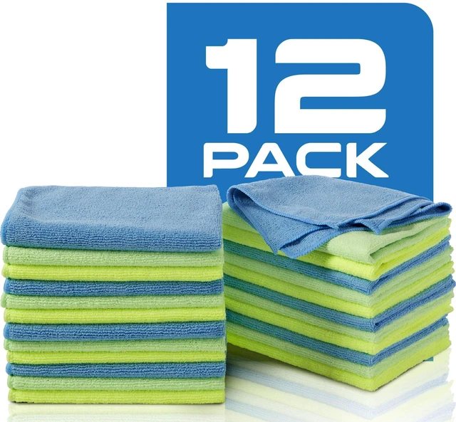 Main image of Zwipes Microfiber Cleaning Cloths, 12 Pack, Multicolor