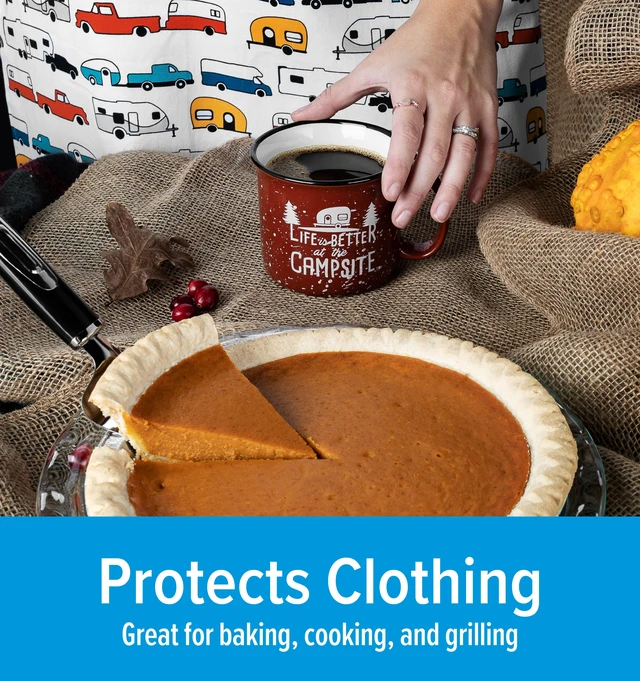 Alt view image 6 of 6 - Camco 53257 Life Is Better at the Campsite Camper/RV Apron, Machine Washable, 100% Cotton