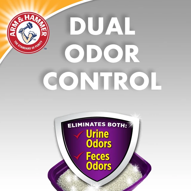 Alt view image 3 of 5 - ARM & HAMMER Double Duty Cat Litter, Advanced Odor Control Clumping, Scented, 20 lbs